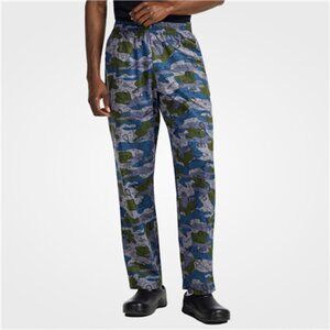 NWT 3X Unisex Ultimate Cotton Chef Pant - Culinary Camo